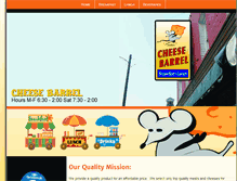 Tablet Screenshot of caspercheesebarrel.com